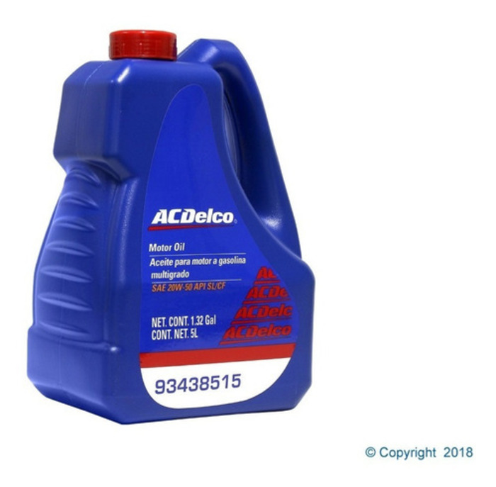 Aceite Multigrado 20w50 5L ACDelco