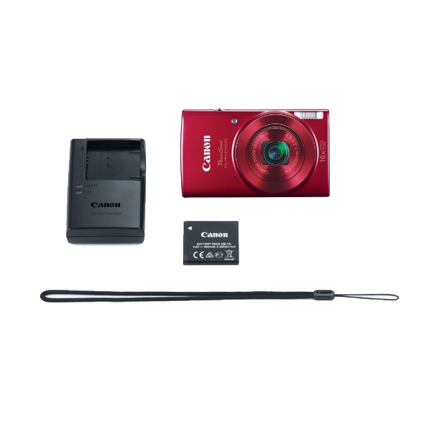 Canon Powershot Elph 190 Is Compacta Color Rojo