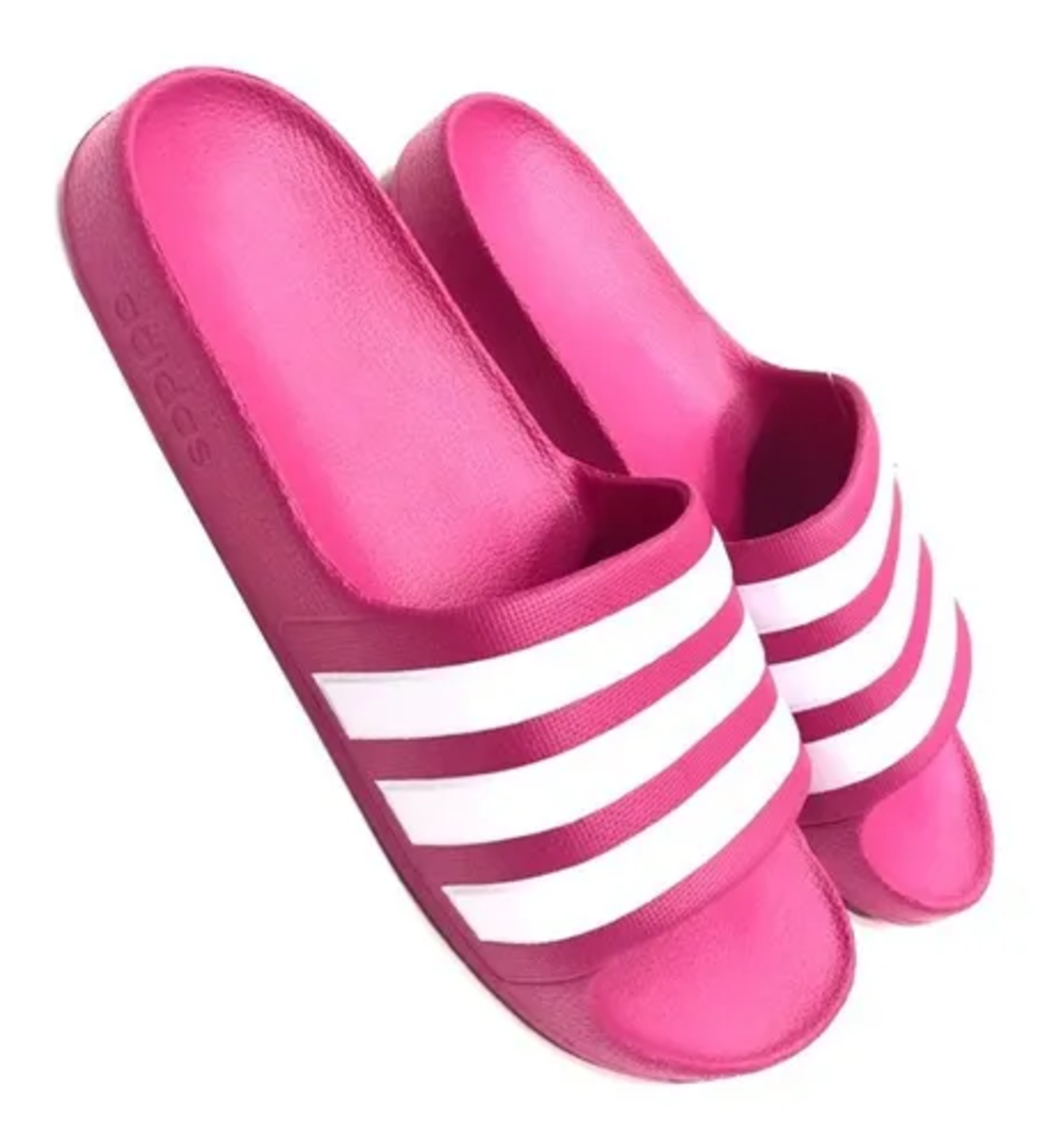 chancla adidas color rosa para dama