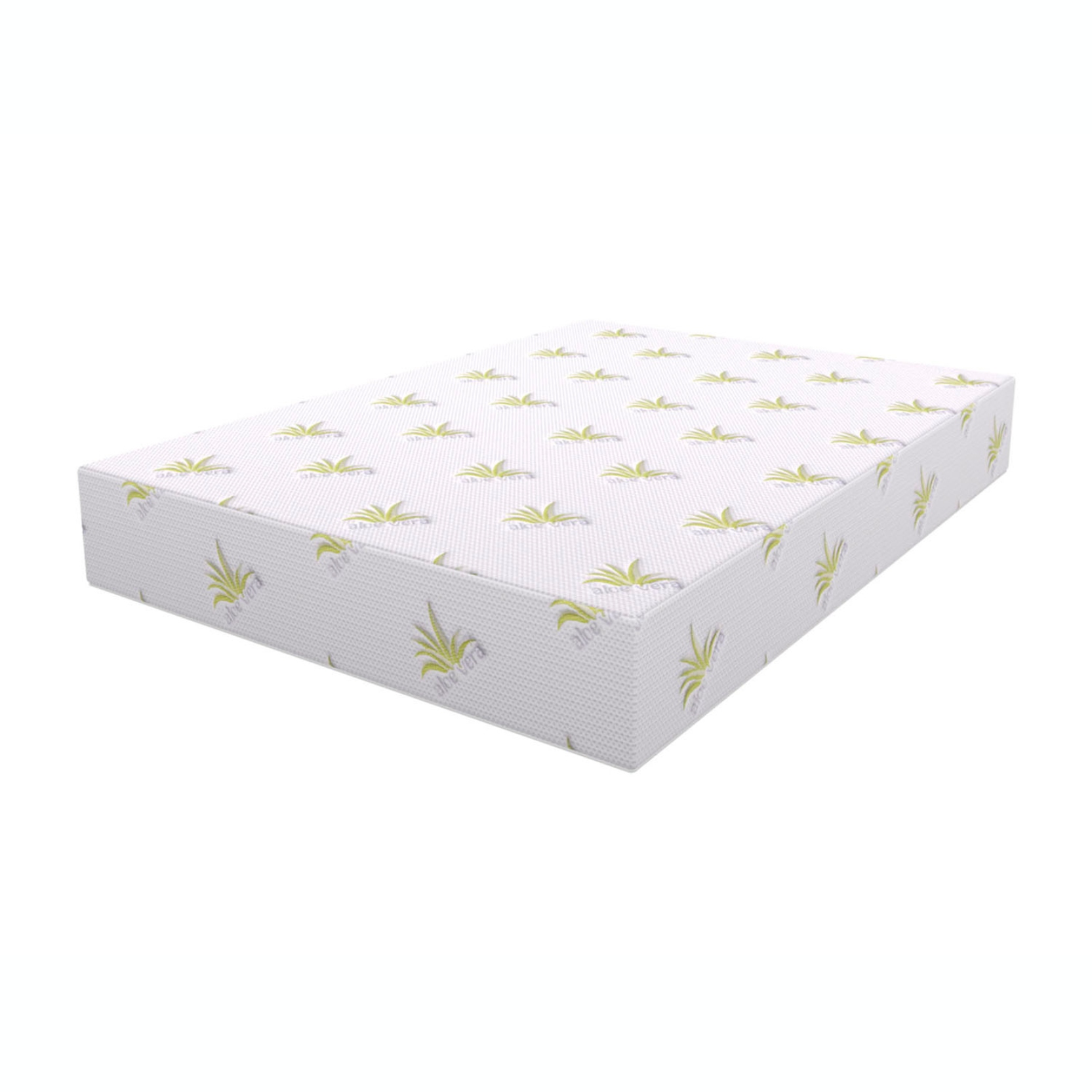 Colchon Queen Size Aloe Gel Memory Foam Con Gel En Caja Bio Mattress