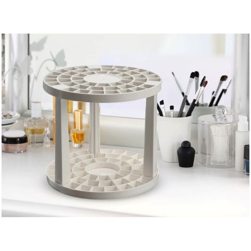 Organizador Base Porta Brochas De Maquillaje Plástico
