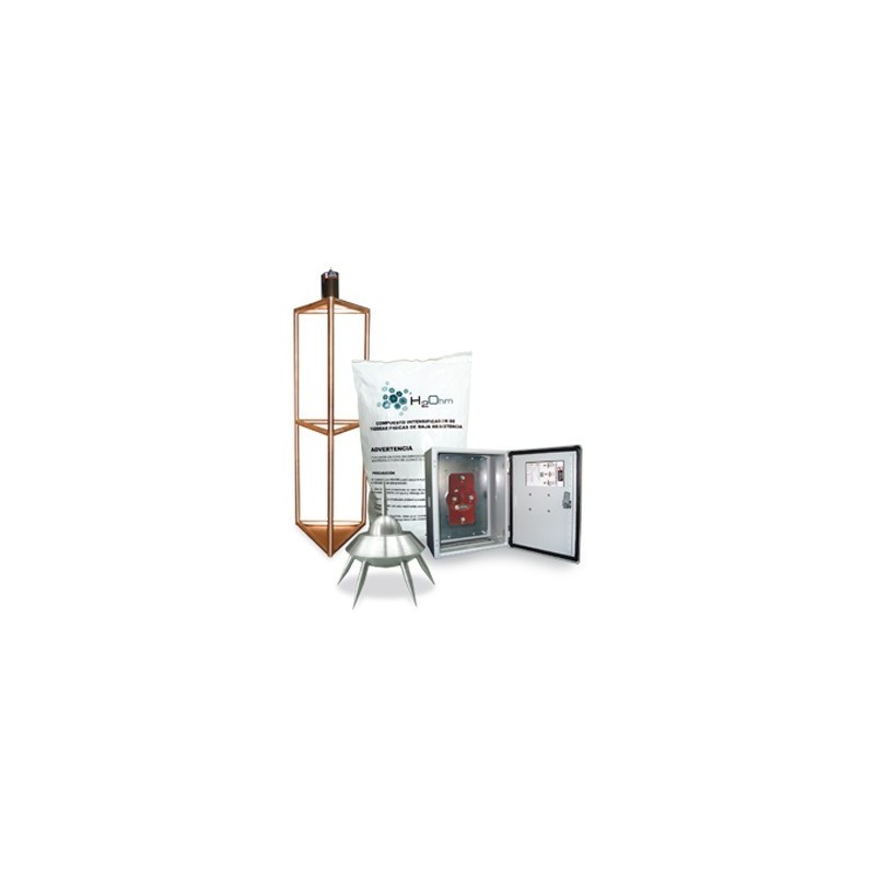 Total Ground Kit de Pararrayo con Punta 300 Metros