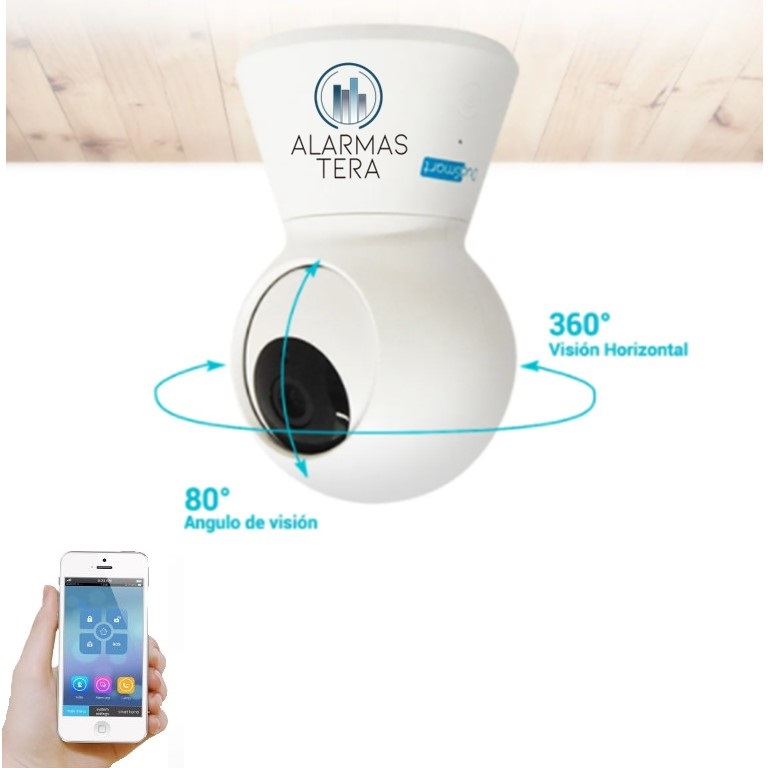 Camara IP TuyaSmart Smartlife 1080P WiFi para interiores Giratoria