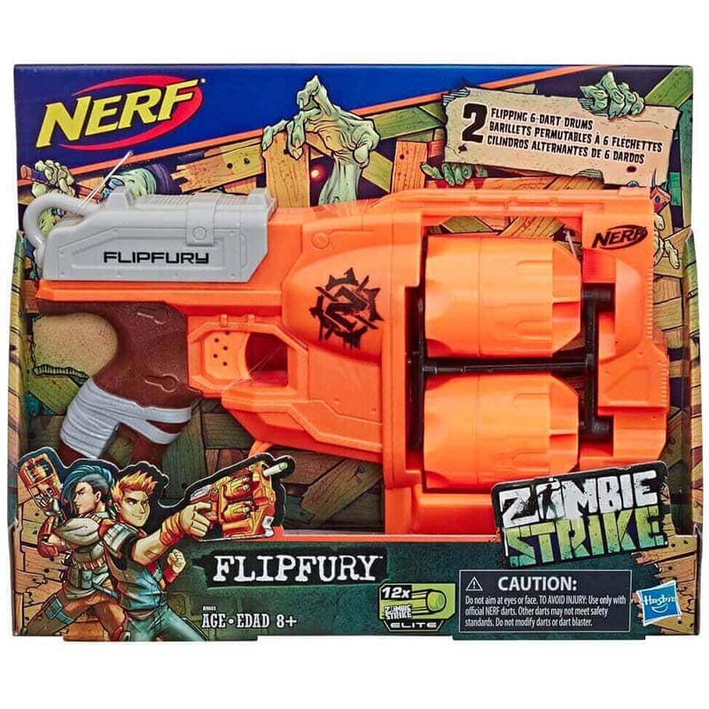 Lanzador Nerf Zombie Strike Flipfury