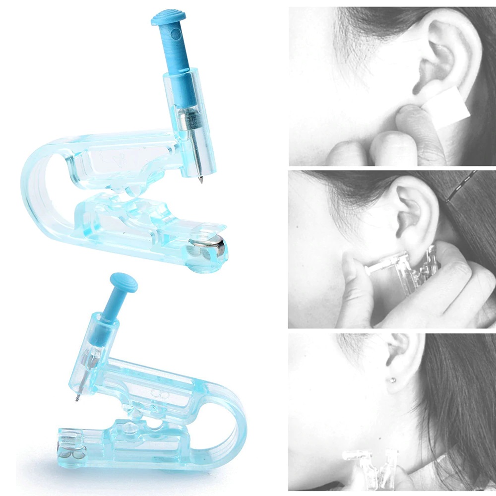 8 Pistolas Perforadora Desechable Piercing Sin Dolor