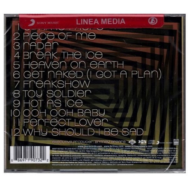 CD Britney Spears ~ Blackout