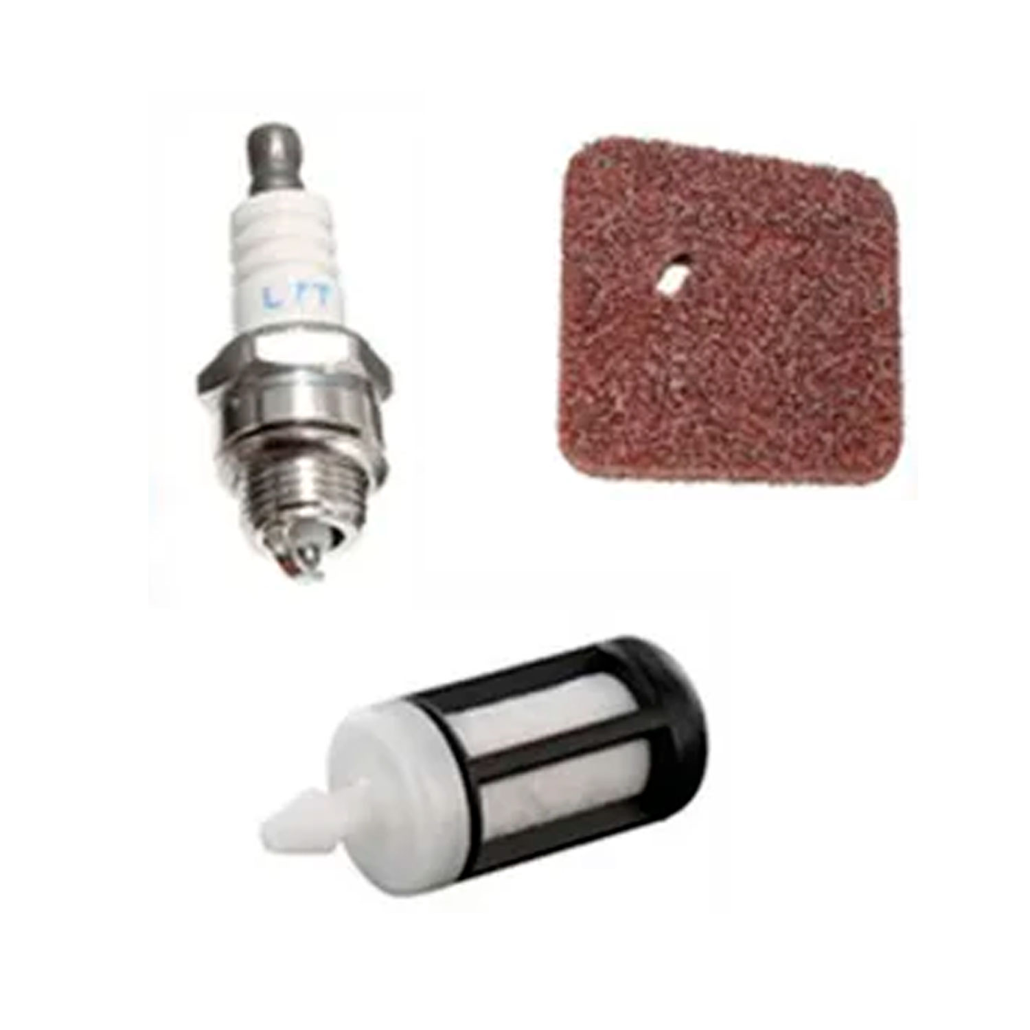 KIT BUJIA, FILTRO DE AIRE Y GASOLINA PARA DESBROZADORAS STIHL