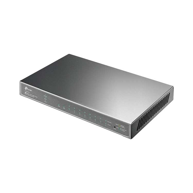 Switch PoE JetStream SDN Administrable 8 puertos 10/100/1000 Mbps + 2 puertos SFP, 8 puertos PoE, 61W, administración centralizada OMADA SDN