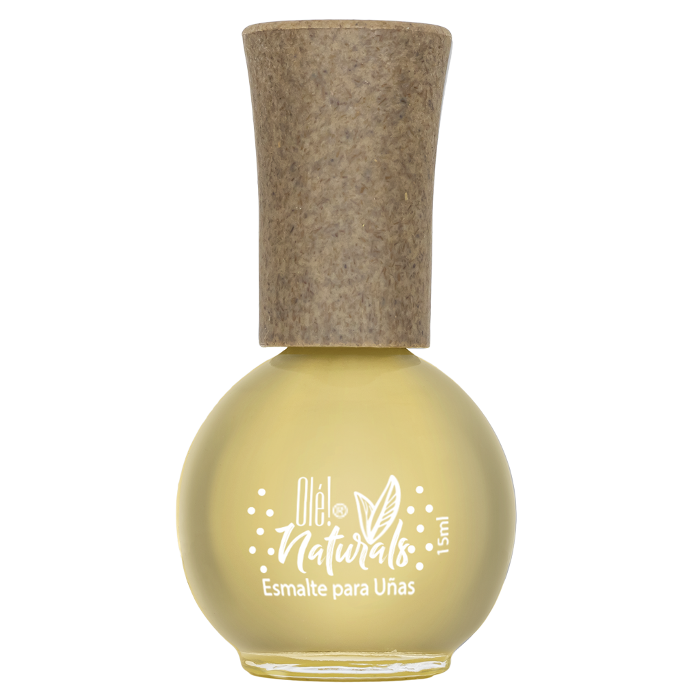 Esmalte Para Uñas Olé! Naturals, Color Amarillo
