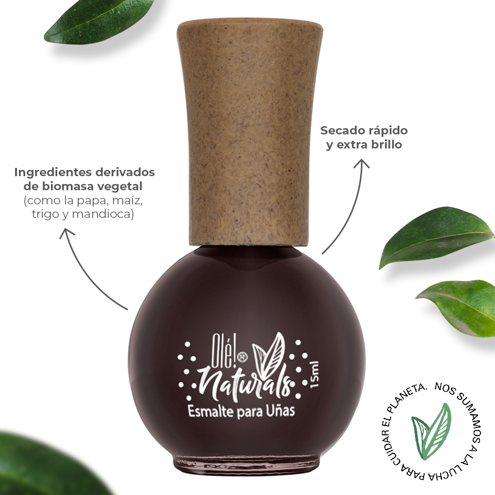 Esmalte Para Uñas Olé! Naturals, Color Naranja