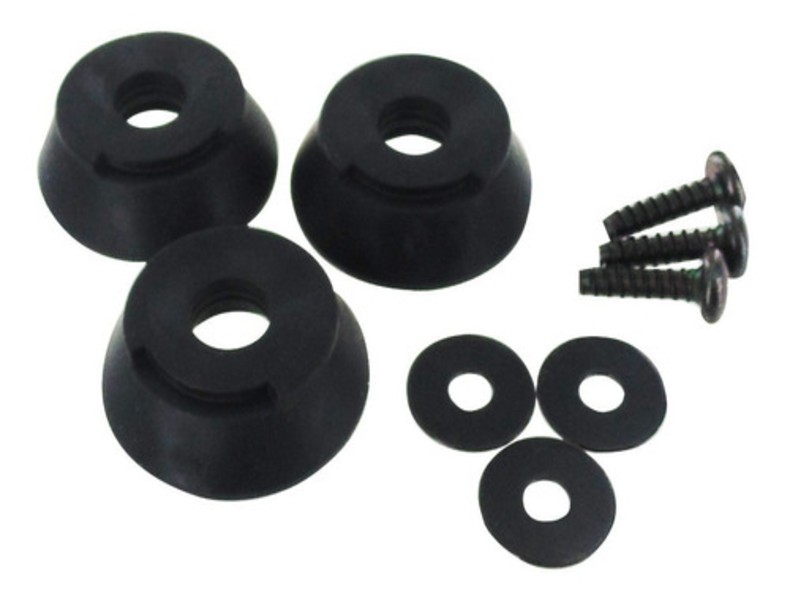Regatones Repuestos Para Baston Hurrycane Set De 3 Gomas