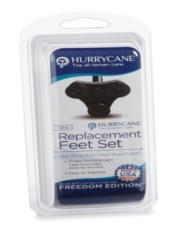 Regatones Repuestos Para Baston Hurrycane Set De 3 Gomas