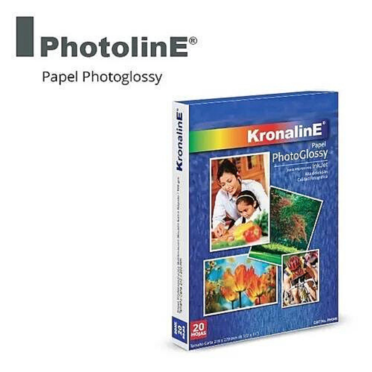 25 Hojas de Papel Fotográfico Brillante Kronaline Ph349 Foto 4x6