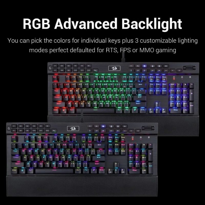 Teclado Gamer Redragon Yama Negro K550