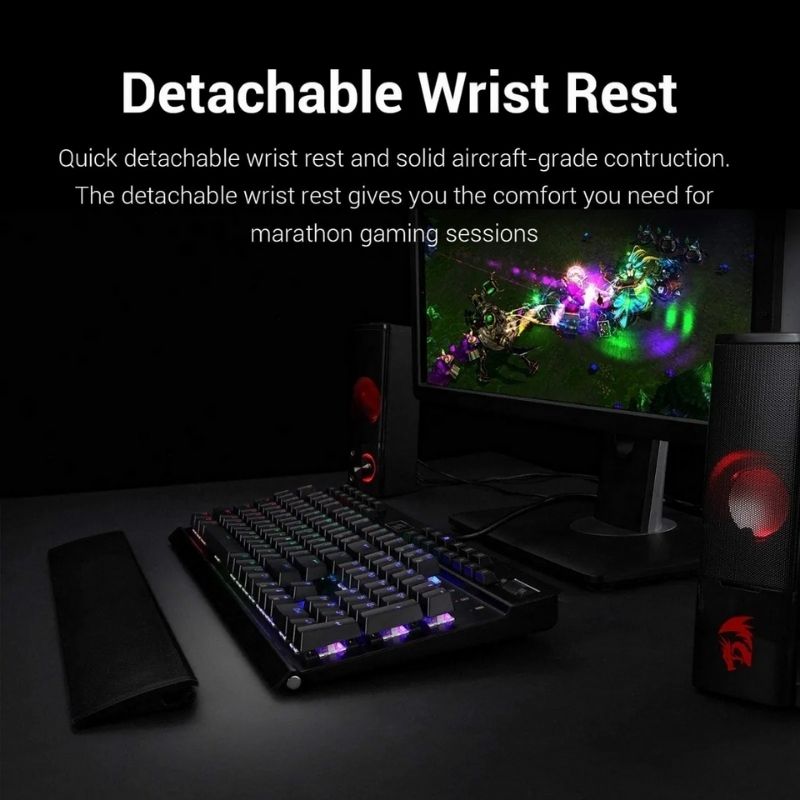 Teclado Gamer Redragon Yama Negro K550