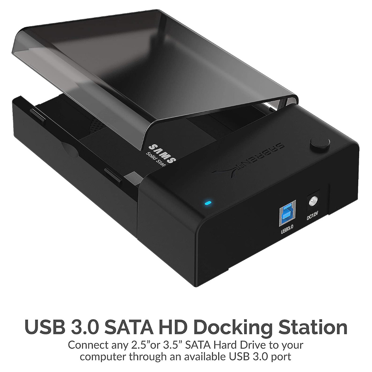 Docking Station Estación Acoplamiento Discos Duro HDD y SSD 2.5" y 3.5" Sabrent