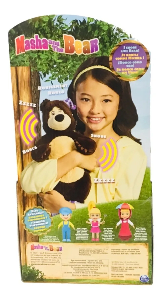 Masha Y El Osos Peluche Con Sonidos 33 cm Spin Master