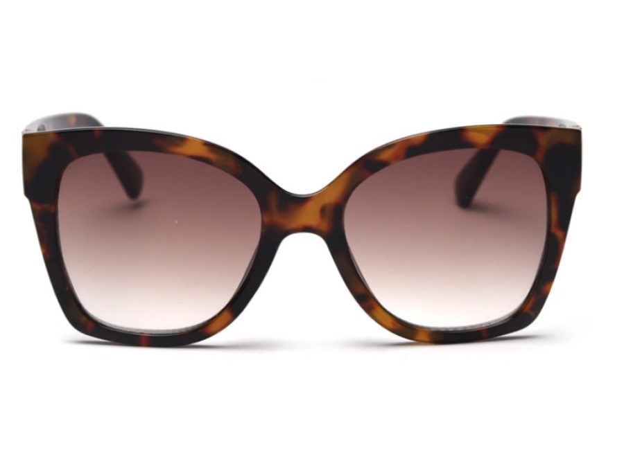 Lentes De Sol Carmen Oversize Cuadrados Leopardo