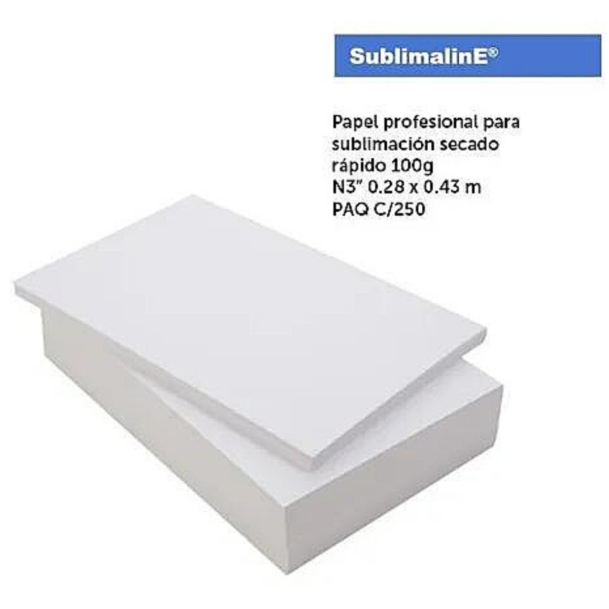 Papel Sublimacion Kronaline Oficio 250 Hojas 100g Sublimar