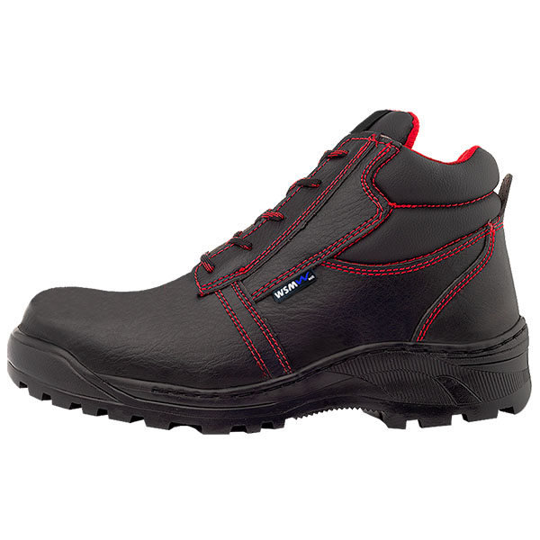 Zapato de Seguridad WSM, Ergonómico y muy ligero. Con casquillo de Policarbonato. Bota Industrial y multifuncional. 2958-MH