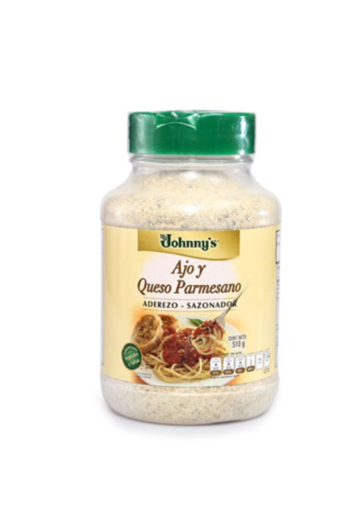 Sazonador Ajo Y Queso Parmesano Jhonny´s 510g Aderezo