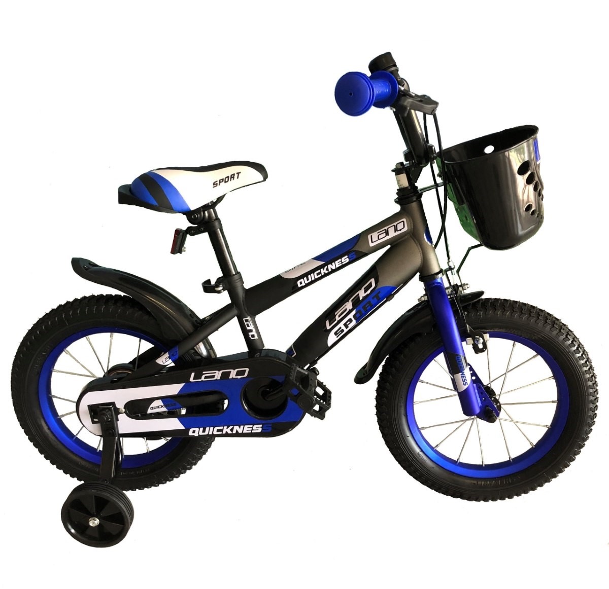 Bicicleta Infantil LANQ Sport Niño R-14 Canasta Salpicaderas