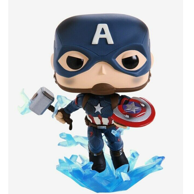 Funko Pop Marvel Avengers Endgame - Capitan America con Martillo