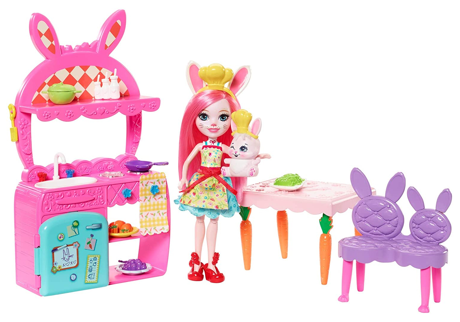 Enchantimals Cocina Divertida Twist Bree Bunny Mattel