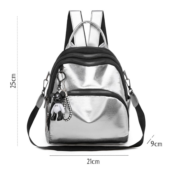 Zen Zen Mochila Brillante para Dama Versátil Uso Diario Para Escuela Oficina