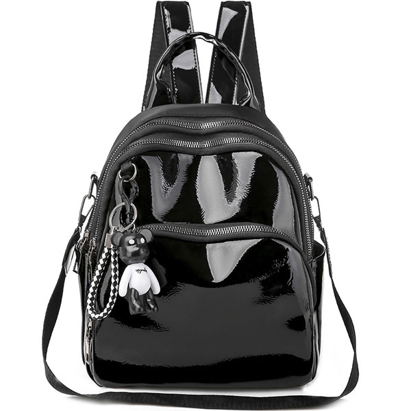 Zen Zen Mochila Brillante para Dama Versátil Uso Diario Para Escuela Oficina