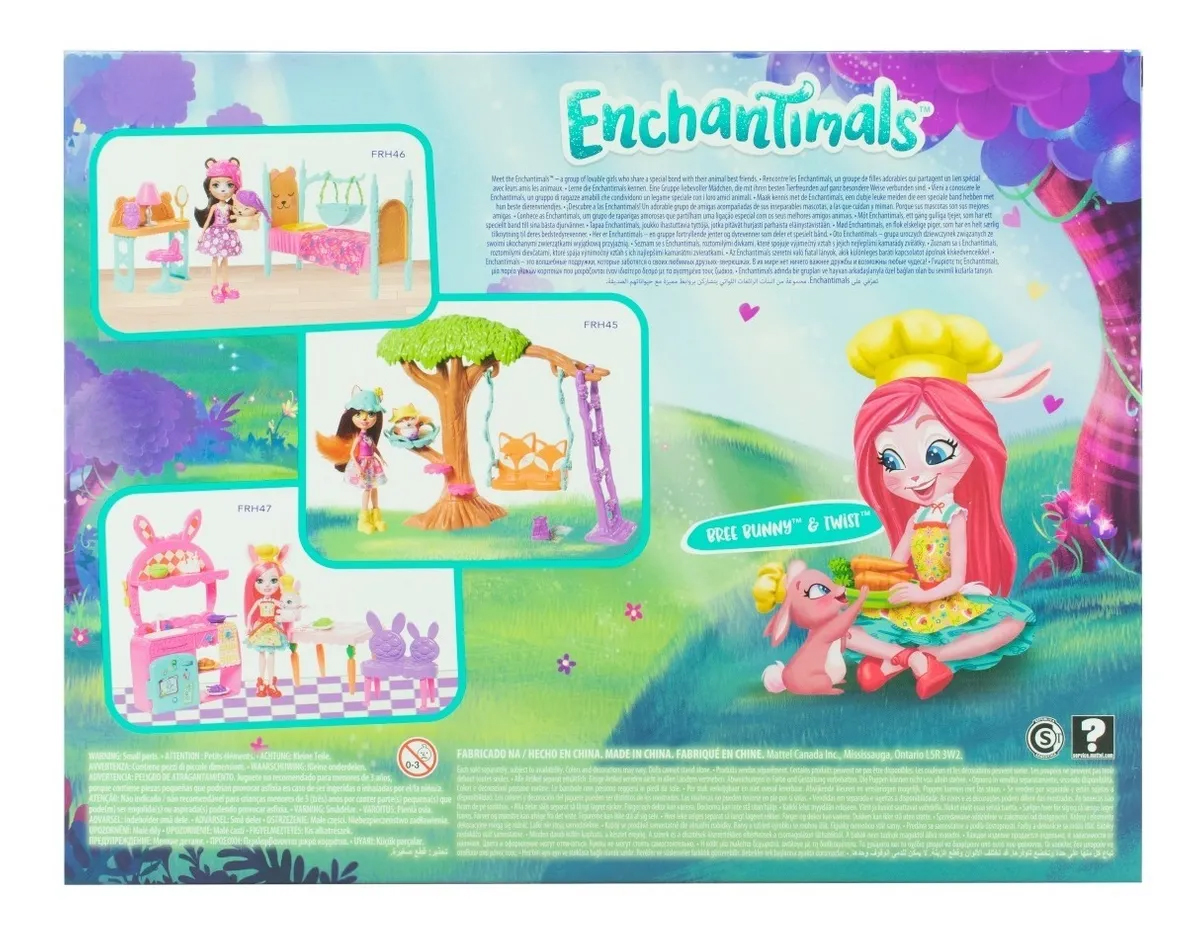 Enchantimals Cocina Divertida Twist Bree Bunny Mattel
