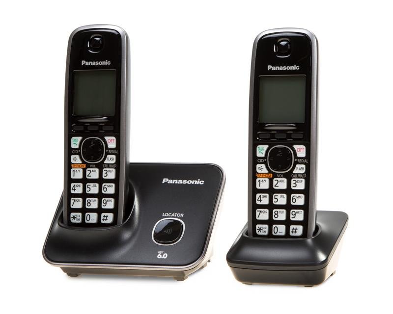 Pack De 2 Teléfonos Inalámbricos Panasonic Kx-tgc212meb LCD