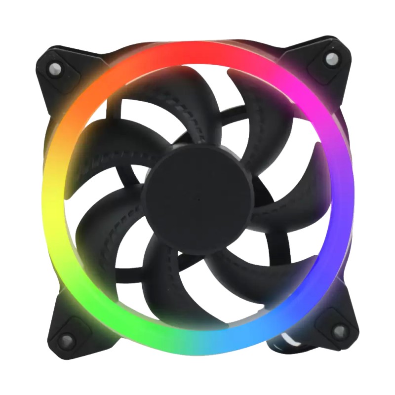 Ventilador Gamer RGB De 120mm Compatible Con Kit Ocelot  De 6 Pines