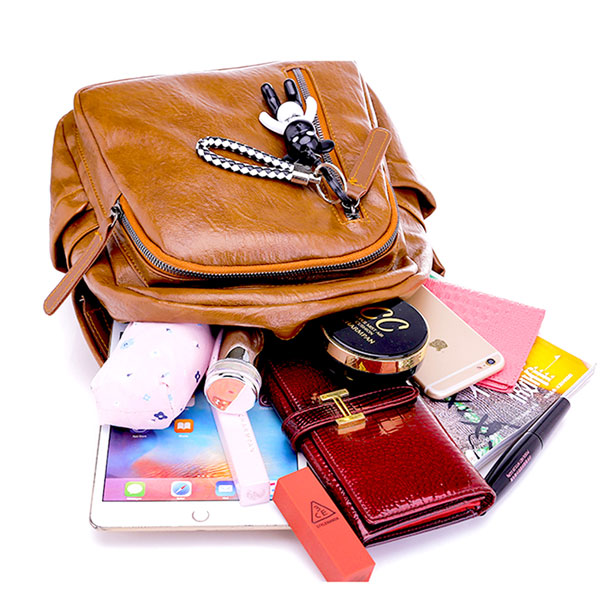 Zen Zen Mochila Bolso de Dama Versátil con múltiples bolsillos de Uso Diario Para Escuela Oficina