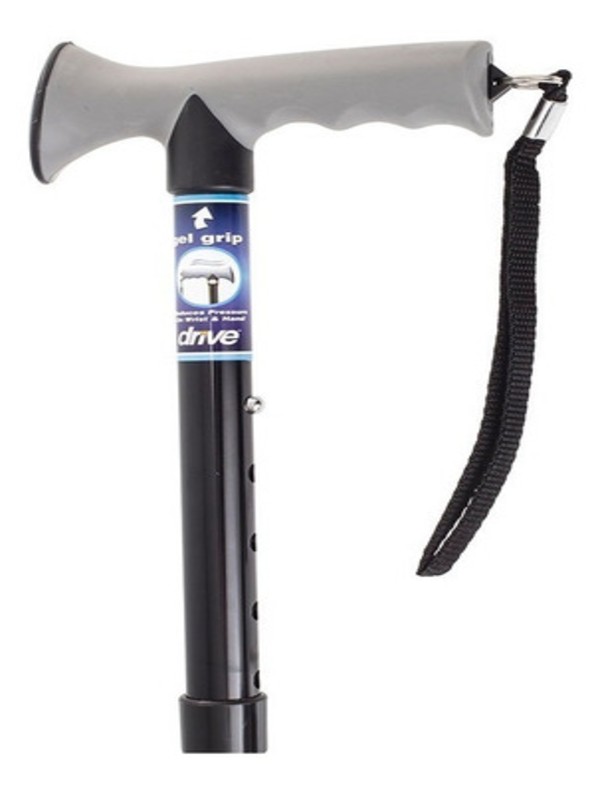 Baston De 1 Apoyo Puño Ergonomico Plegable, Ajustable