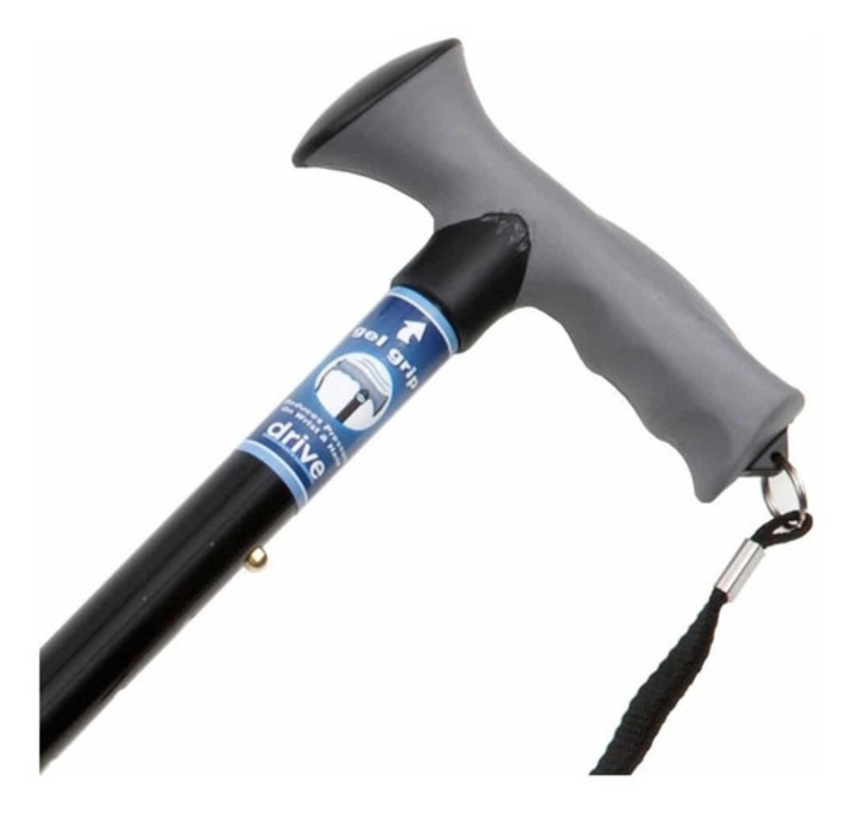 Baston De 1 Apoyo Puño Ergonomico Plegable, Ajustable