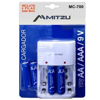 Mitzu® Kit de 5 pilas de litio CR2032 tipo botón de 210 mAh