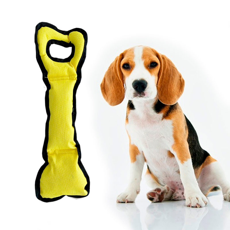 Mordedera para Perro Juguete para Morder Amarillo Punta Belleza