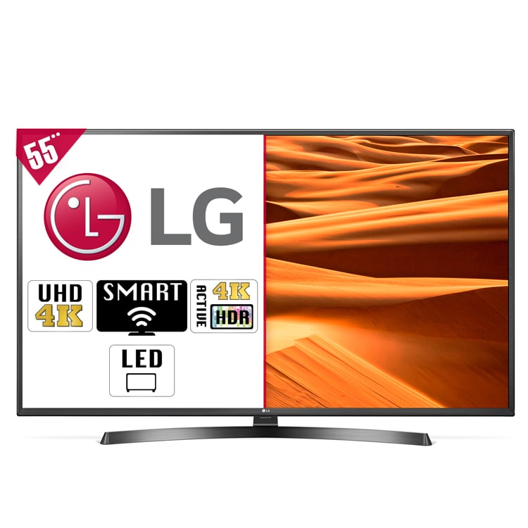 Pantalla TV LG 55UM7200PUA / Inteligencia Artificial ThinQ / 4K Ultra HD / 55 Pulg. / Smart TV / Led / Bluetooth / HDMI / USB
