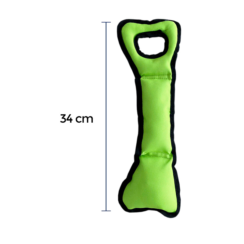 Mordedera para Perro Juguete para Morder Verde Punta Belleza