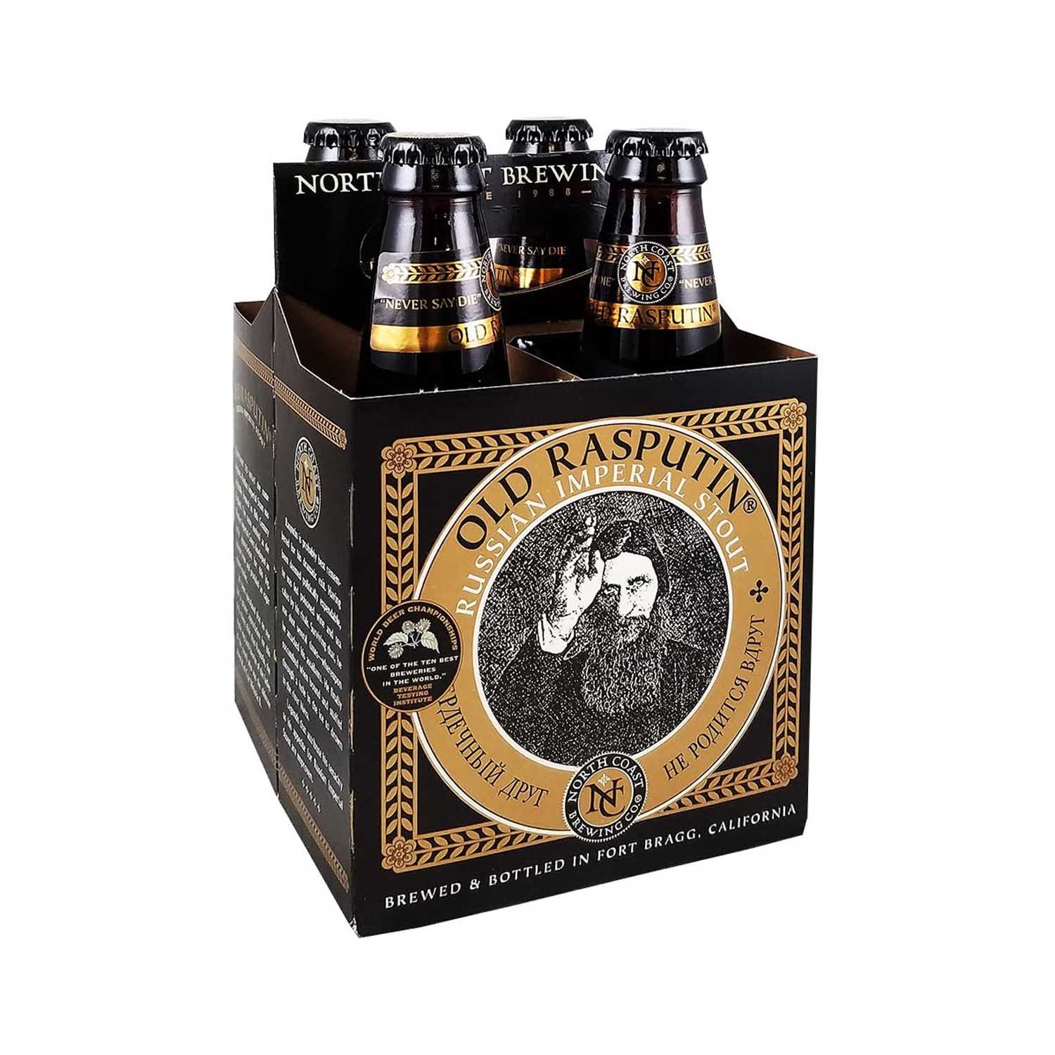 4 Pack cerveza Old Rasputin Russian Imperial Stout