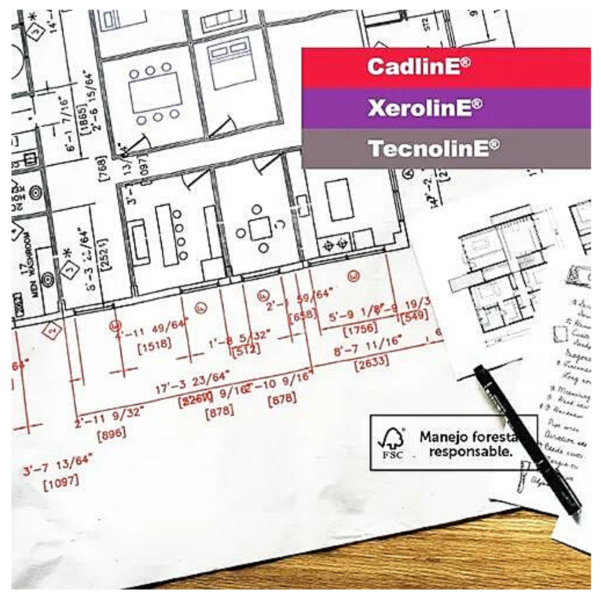 Rollo Papel Bond Prime Blanco Kronaline Pw456 Planos Plotter