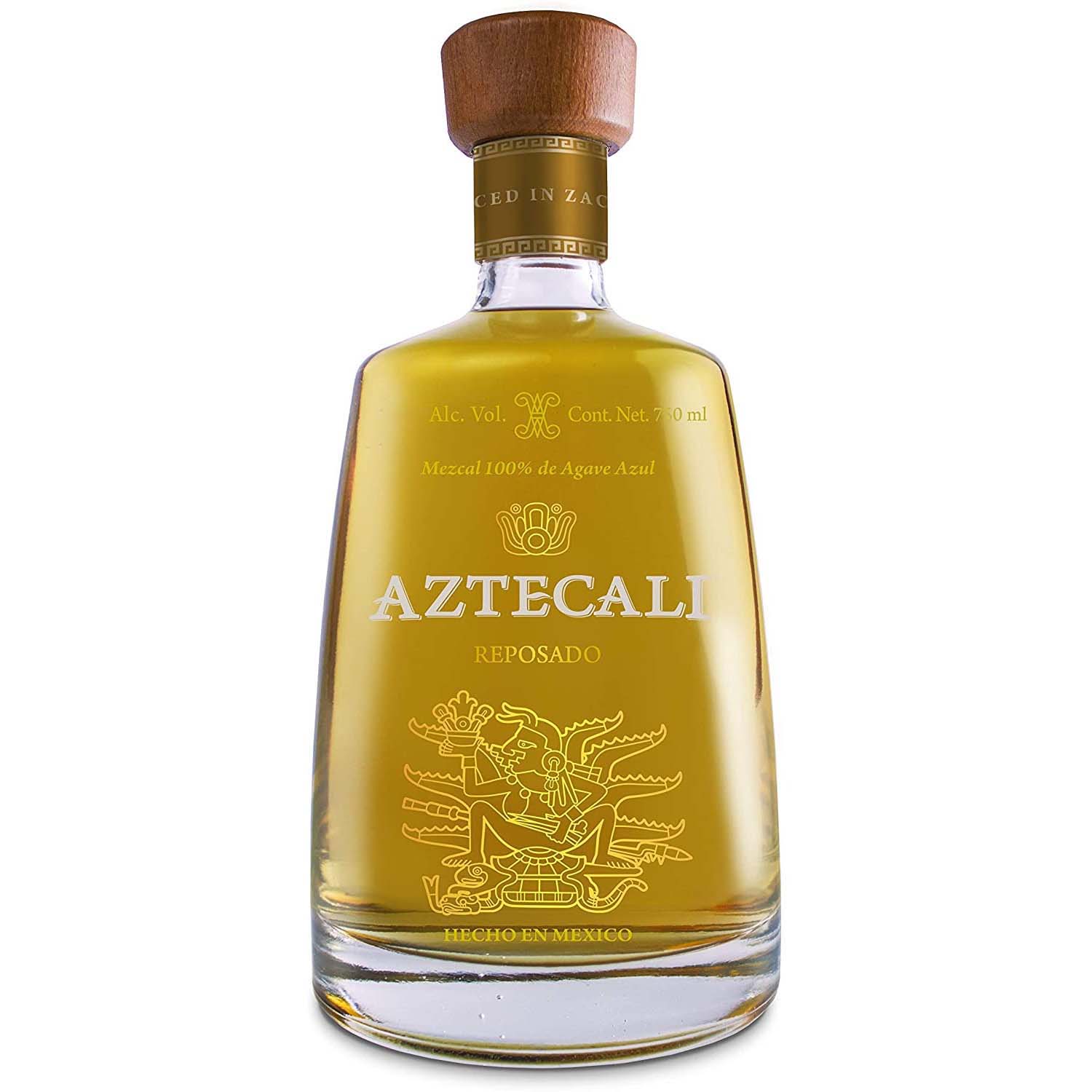 Mezcal Aztecali Reposado 750ml Agave Azul Premium