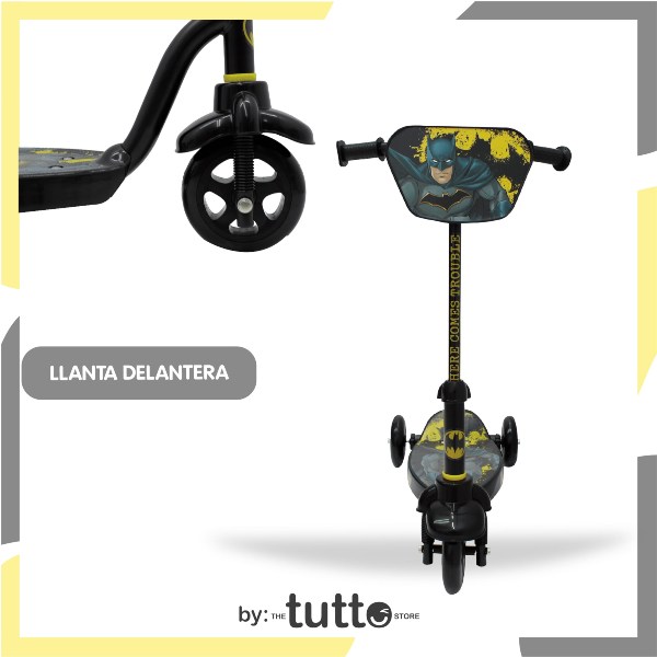 Tri Scooter Para Niño Batman Flying Wheels