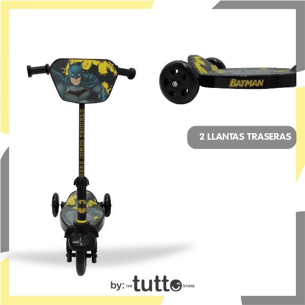 Tri Scooter Para Niño Batman Flying Wheels