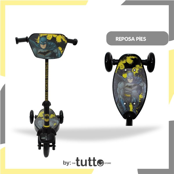 Tri Scooter Para Niño Batman Flying Wheels
