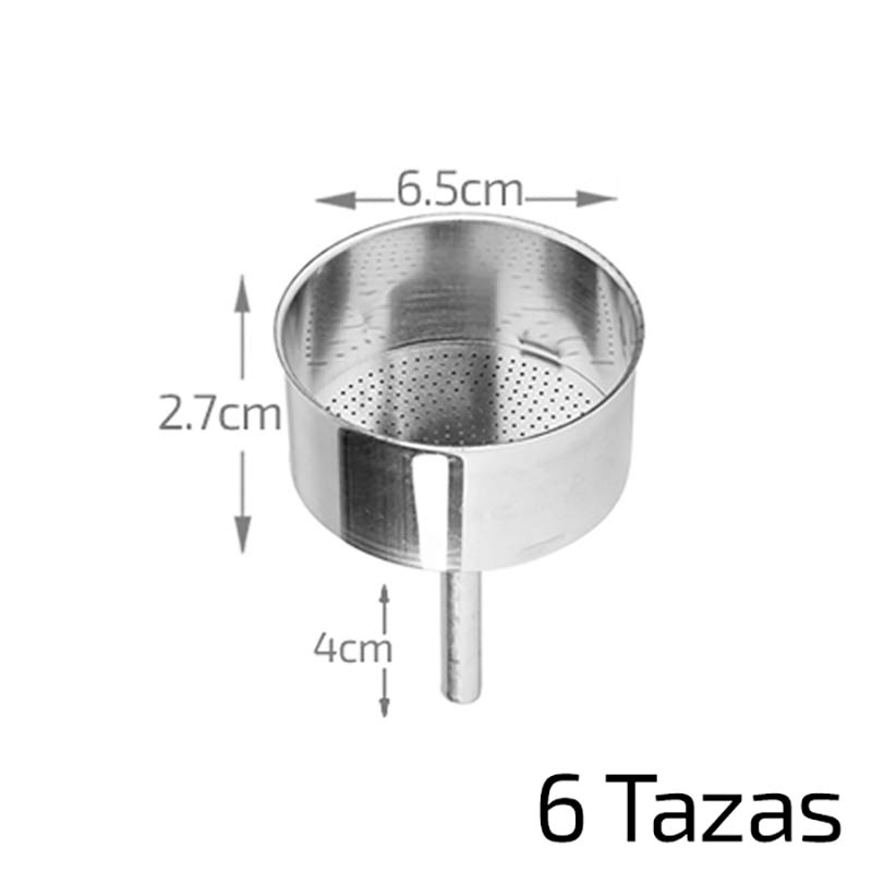 Embudo para Cafetera Italiana - 6 Tazas