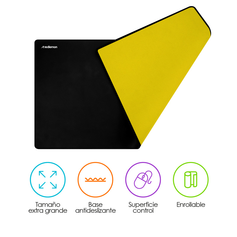 Mouse Pad Gamer XXL Superficie Control Resistente al Agua Redlemon