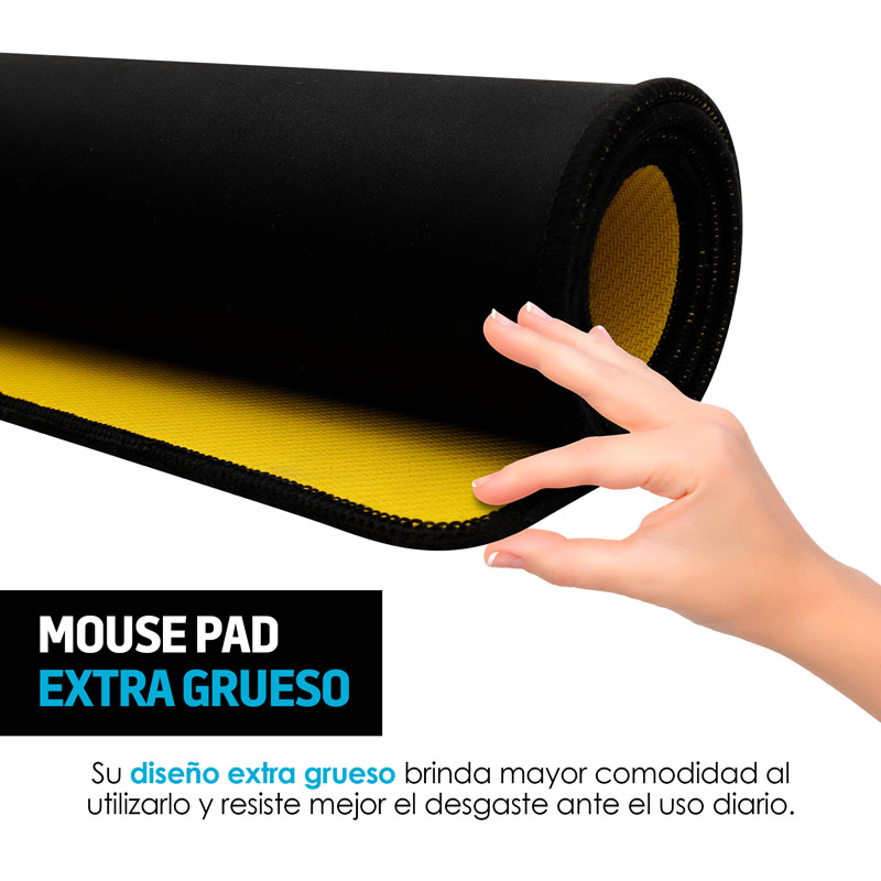 Mouse Pad Gamer XXL Superficie Control Resistente al Agua Redlemon