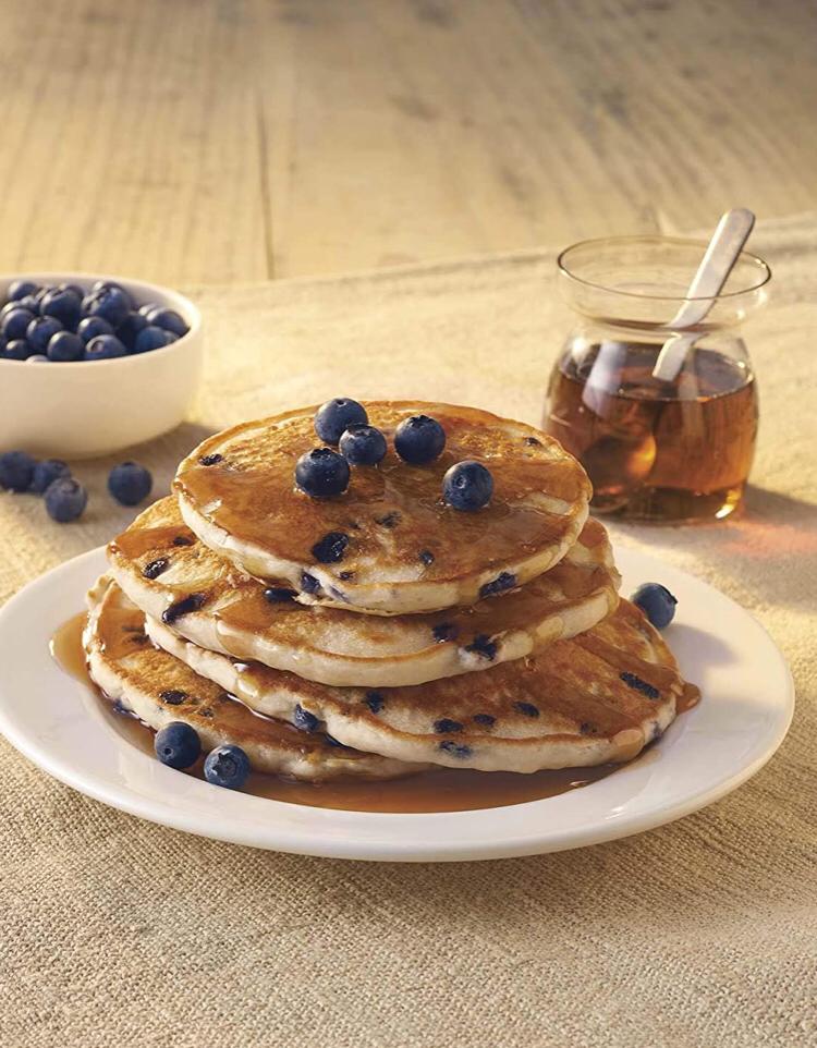 Krusteaz Hot Cakes Pancakes Blueberry Mora Azul Light Fluffy 714 Gr